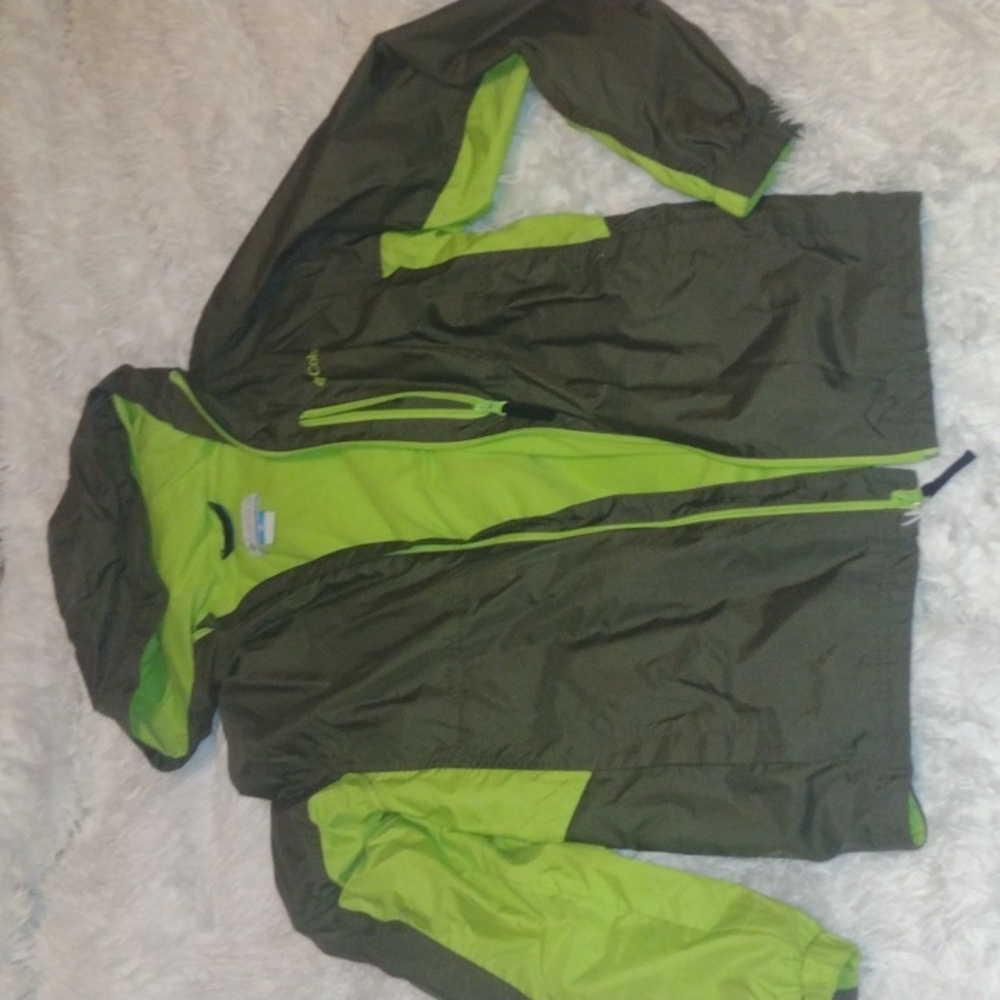 Columbia Fleece Lined Hooded Windbreaker